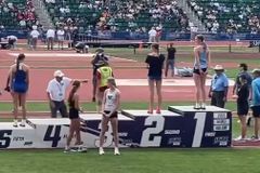 High school girls refuse to share podium with male, turn backs in protest