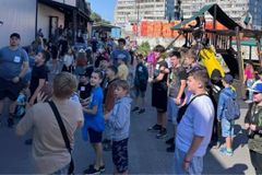 Russian missile disrupts Ukrainian church summer camp as children bear the trauma of war