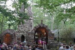 Outdoor Cathedral Shrine of the Transfiguration celebrates 100 years: 'No secret what God can do'