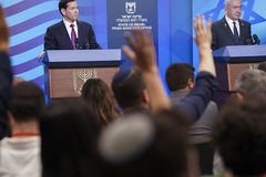 Rubio meets Netanyahu on way to Qatar, downplays tension