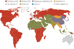 Fewer countries have Christian majorities, Pew report finds