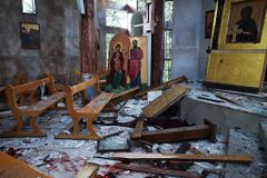 Suicide bombing kills 25 people on outskirts of Damascus, Syria