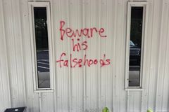 Church vandalized in brazen attack for hosting TPUSA event