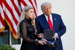 Trump awards Charlie Kirk posthumous Presidential Medal of Freedom: 'Martyr for truth and for freedom'