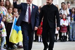 Britain pushes Ukraine allies for missiles, funding