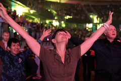 Evangelist Will Graham toured Florida after outreach in Estonia, with hundreds responding to gospel