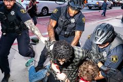 DOJ to investigate bloody protest outside TPUSA event