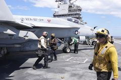 U.S. aircraft carrier begins antidrug mission in Caribbean