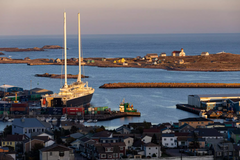 Climate scientist hails wind-powered cargo ship Neoliner Origin as sign of real-world solutions