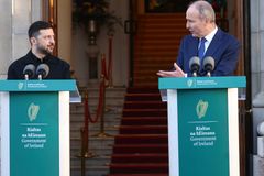 Zelenskyy visits Ireland as peace talks start in Russia