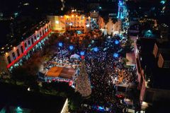 Bethlehem marks return of Christmas celebrations with packed tree lighting event