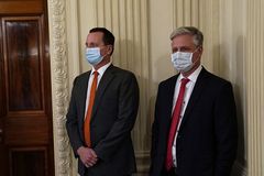 The coronavirus hits the White House