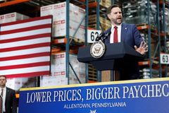 Vance rates U.S. economy A+++ in Pennsylvania speech