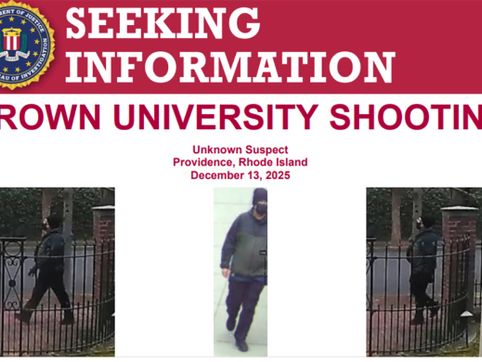 FBI releases images of person of interest in Brown University shooting