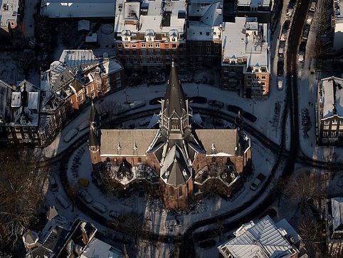 1872 church building burns amid unprecedented Amsterdam fires