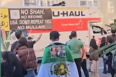 U-Haul driver detained after driving into Iranian protesters