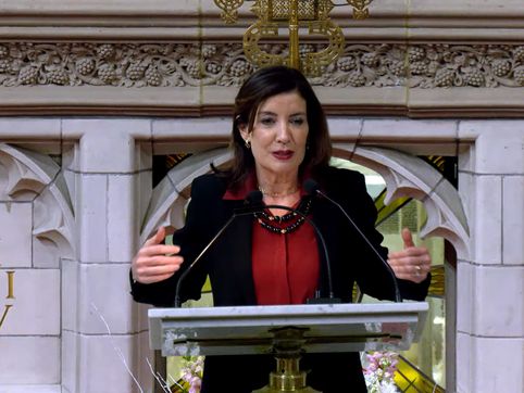 NY Gov. Kathy Hochul says ICE is making people afraid to attend church in MLK Day speech