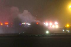 Private jet with eight people crashes amidst snow in Maine