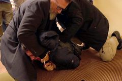 Ilhan Omar sprayed with unknown liquid at town hall