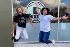 A café owner in the transformation business