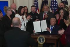Angel families ask God to bless Trump as he signs proclamation honoring them