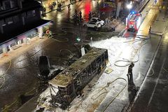 Six dead in Swiss bus fire, police suspect arson