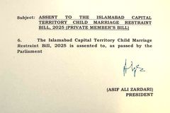 Bill to curb child marriages signed into law in Pakistan