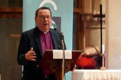 'Freedom of religion must be for everybody,' Bishop Mounstephen says, calling it a test for societies