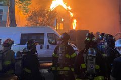 6 firefighters injured as massive fire sweeps historic NYC church