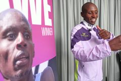 Sabastian Sawe sets marathon record, breaks two-hour barrier