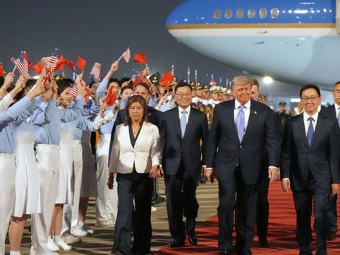 Trump arrives in Beijing for high-stakes economic talks