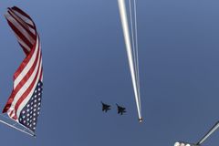 Four aviators eject, survive Navy jets’ air show collision