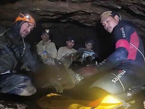 Crews rush to save Laos miners trapped in flooded cave