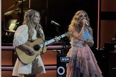 Hannah Harper performs with Carrie Underwood at Grand Ole Opry, thanks God for answered prayers