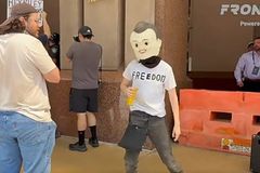 'Deserved to die': Protesters mock Charlie Kirk assassination outside TPUSA event