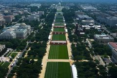 National Mall grass vandalized with vague threat to Trump