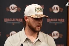San Francisco Giants player puts Bible verse on cap at ballpark's pride night