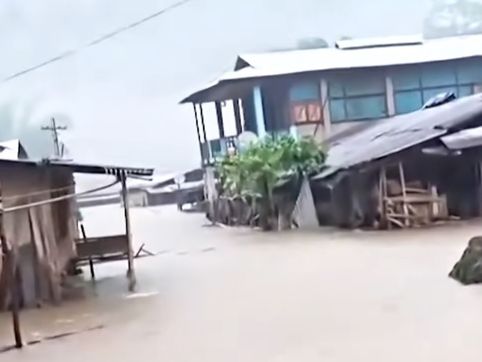 Churches washed away as flash floods cripple border town in India