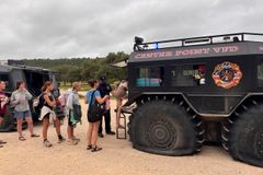 Students cross flooded-out road from camp after local, state, federal help | Baptist Press