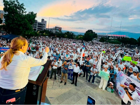 Evangelicals march in Chiapas to call for repeal of gender identity law