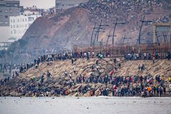 60,000 migrants stream into Spanish territory of Ceuta
