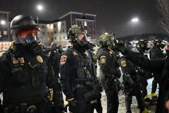 Minnesota protester demands government surveillance records