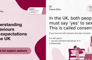 UK gov't tells asylum seekers it's not OK to rape women, have sex with children