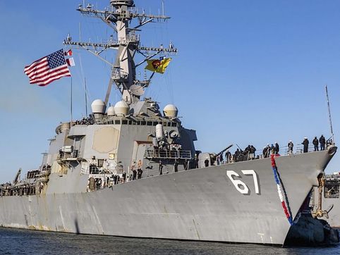 Virginia naval base quiet about partial lockdown overnight