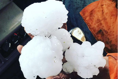 호주 강타한 ‘살인 얼음’의 정체…자몽 크기 우박[영상]