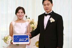 결혼식 ‘사랑의 서약’과 ‘장기기증 서약’ 함께한 신혼부부