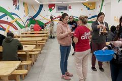 난민들 숙소가 된 우크라이나 체르니우치 성경센터