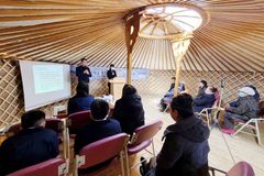 몽기총, ‘은약과 동행’과 몽골 2번째 게르성전 건축