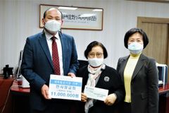 대전 한사랑교회, 한일장신대에 발전기금 1천백만 원 기탁