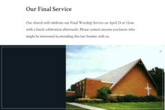 170년 역사 美 교회, 코로나19로 교인 감소해 폐쇄